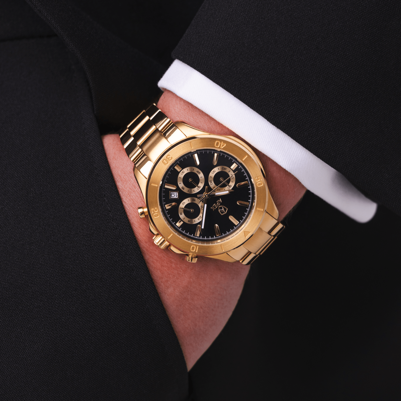 APEX Gold Black - APEX WATCHES
