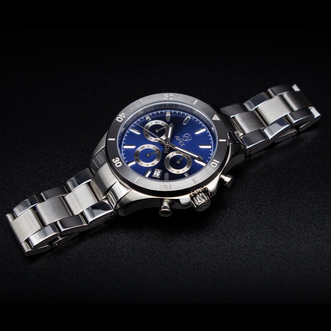 APEX - Silver Blue - APEX WATCHES