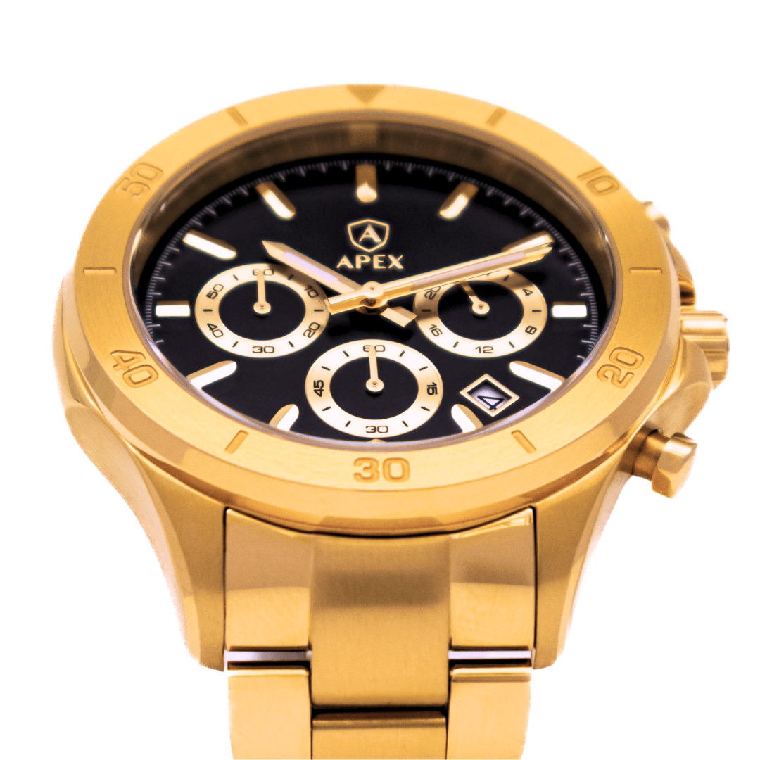 APEX Gold Black - APEX WATCHES