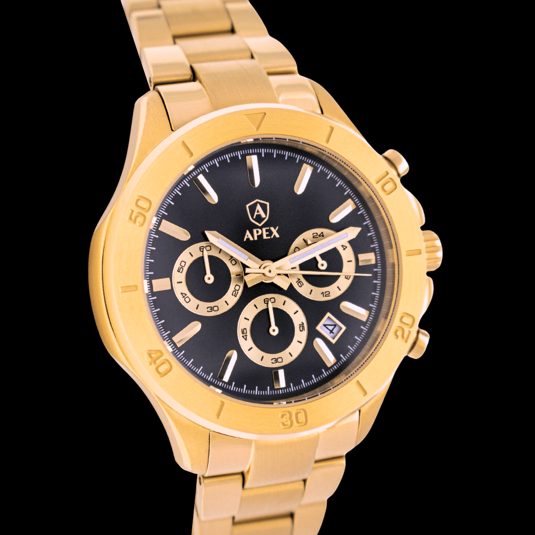 APEX Gold Black - APEX WATCHES