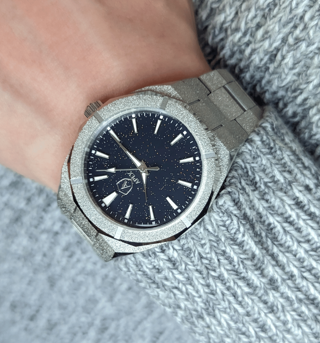 Silver stardust men's watches