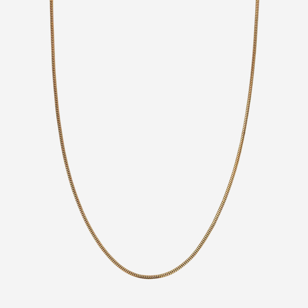 3MM HERRINGBONE CHAIN 20" (GOLD)