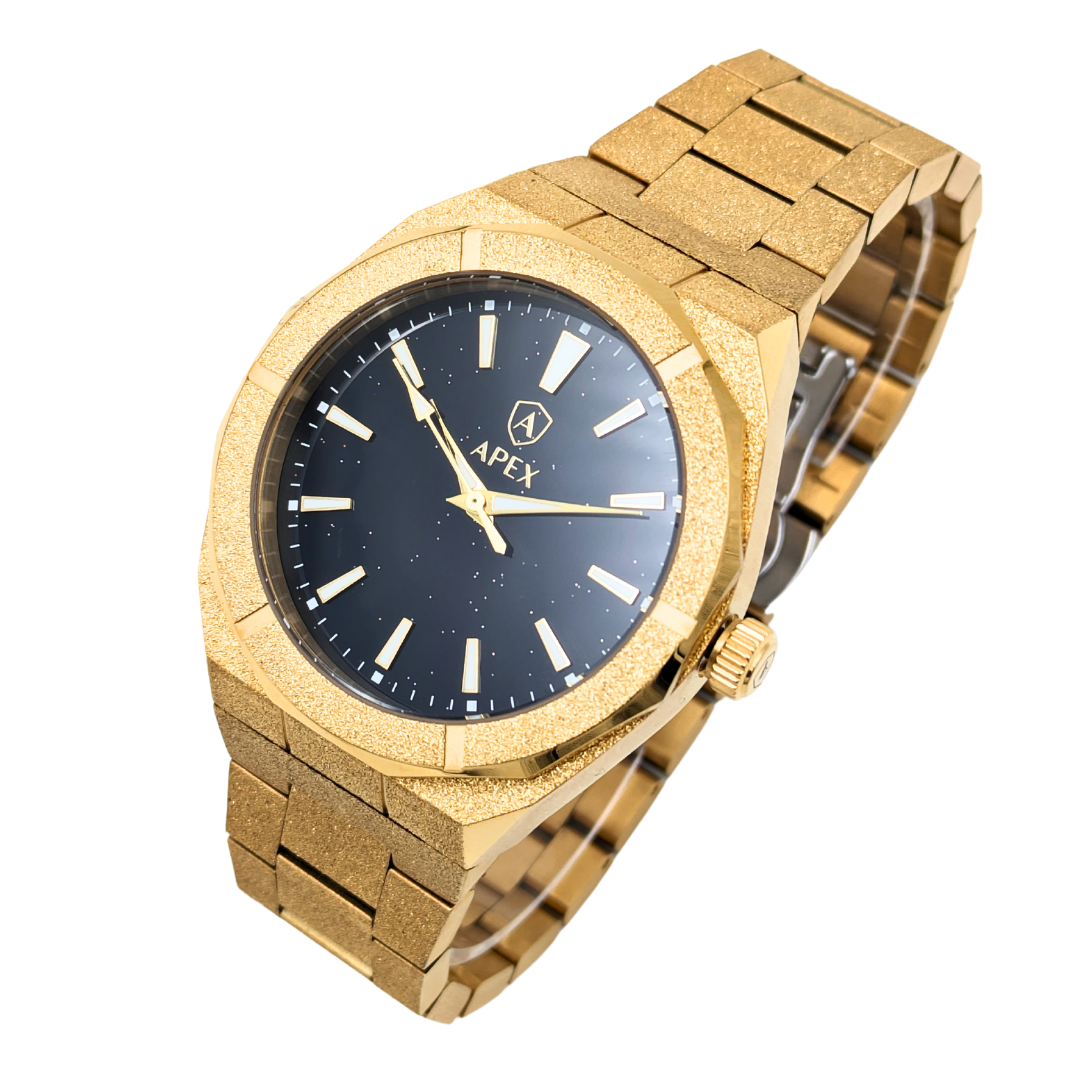 Frosted Titan Gold - APEX WATCHES