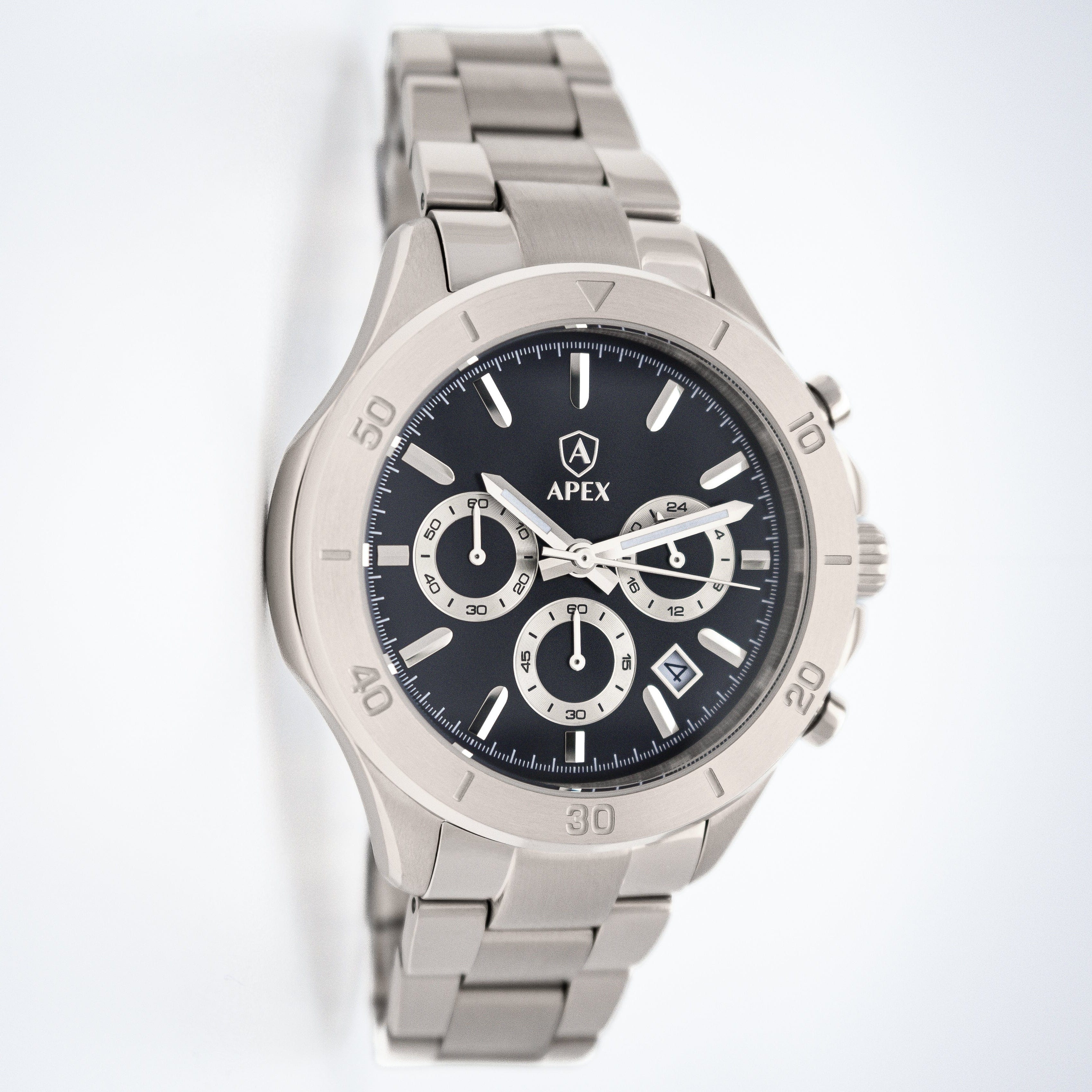 APEX - Silver Black - APEX WATCHES