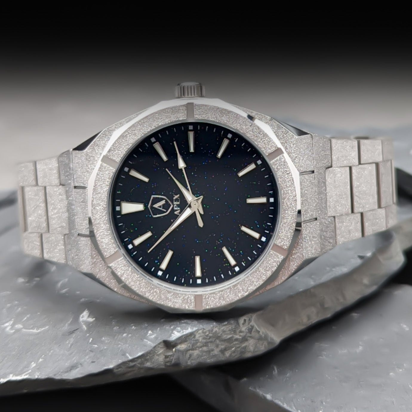 Frosted Titan Silver - APEX WATCHES